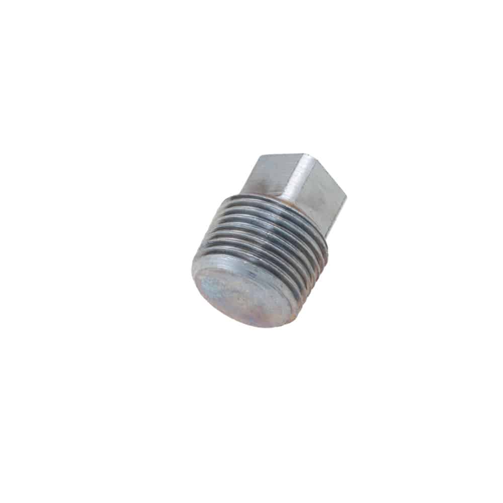 Metal threaded Engine Sump, Gearbox & Axle Plug - Triumph TR2 to TR6 with a square drive head.