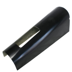 Racetorations Propshaft Tunnel Cover - TR4A-6 scoop with a top opening, lying on a white background.