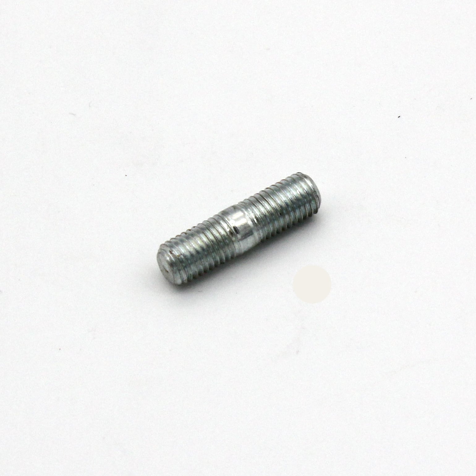 The TR5-6 Timing Cover Stud, a small double-ended metal stud with threads on both sides for TR5 and TR6 models, is displayed on a plain white background.