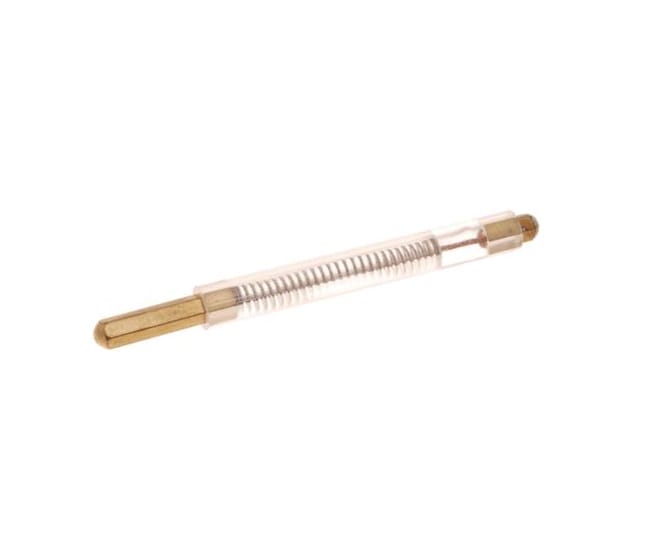 A transparent-barrel with brass-coloured tip, designed for the Triumph TR4, TR4A, TR5, TR250 & TR6 Long Horn Brush (Pencil)